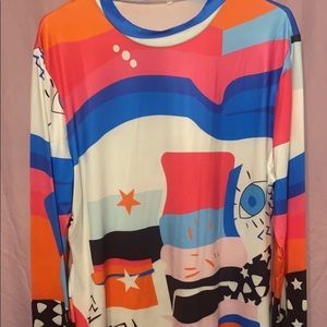 plus size graphic dress